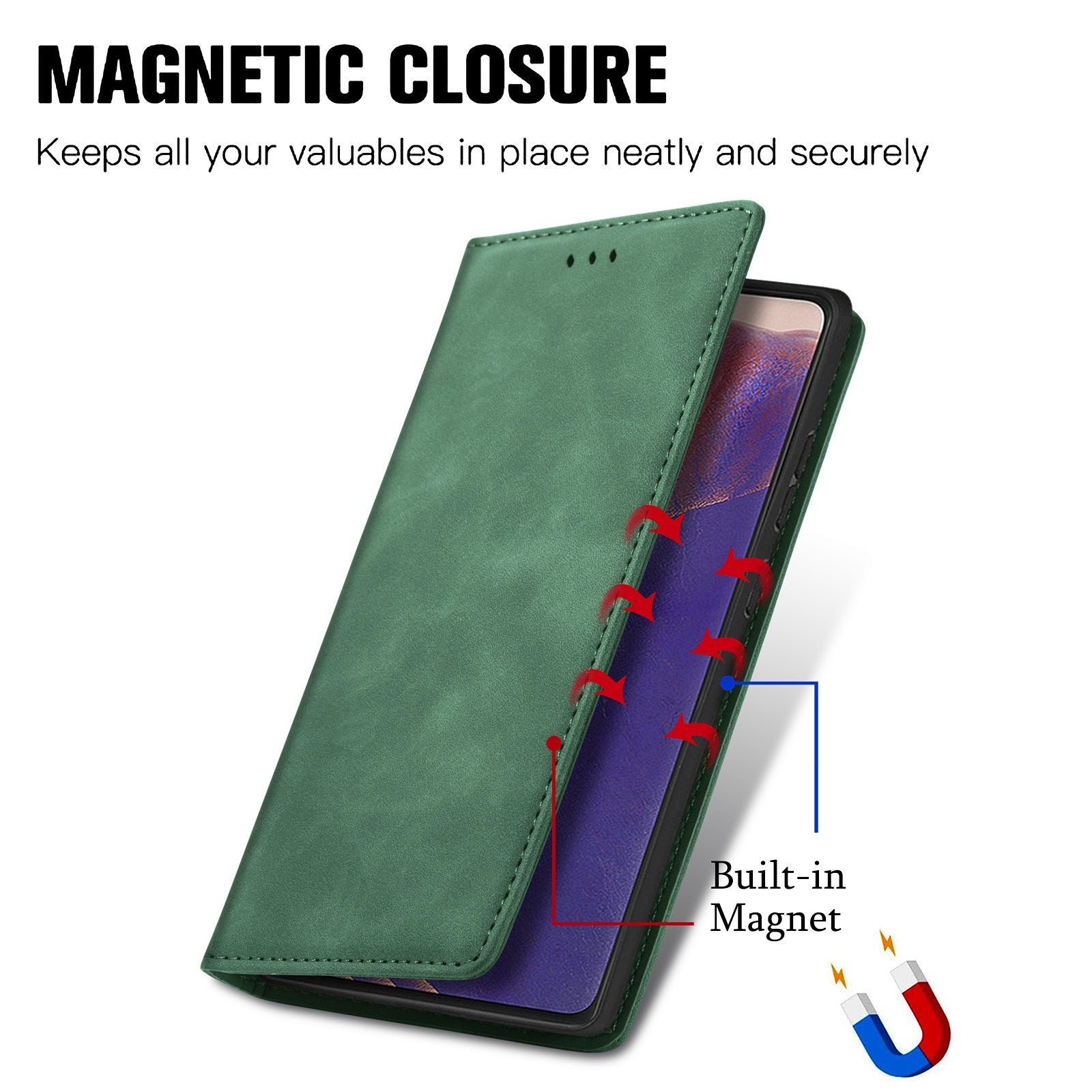 PU kožené ochranné pouzdro na telefon pro Samsung Galaxy Note20 5G Note20 dotykový retro magnetický stojánek s automatickým zavíráním proti pádu Držák krytu na telefon PU kožené ochranné pouzdro na telefon pro Samsung Galaxy Note20 5G Note20 dotykový retro magnetický stojánek s automatickým zavíráním proti pádu Držák krytu na telefon